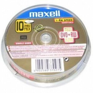MAXELL - DVD+RW 可重寫光碟 4X Spindle