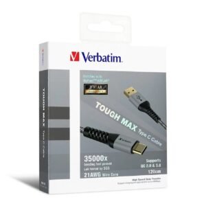 VERBATIM - Verbatim Tough Max Type C to USB-A Cable 30cm (66116)